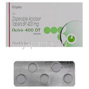 Generic  Zovirax, Acyclovir 400 mg