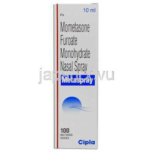 メタスプレー Metaspray, モメタゾン 点鼻液噴霧用 製造元：Cipla