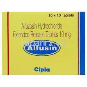 アルフゾシン, Alfusin, 10mg 錠 (Cipla) 箱