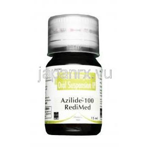 アジライド レディミックス  経口懸濁液, アジスロマイシン,5mlあたり 100 mg, 経口懸濁液15ml, ボトル