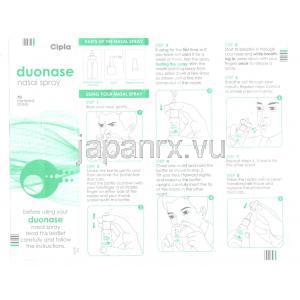 塩酸アゼラスチン/ プロピオン酸フルチカゾン（アステリンジェネリック）, Duonase, 140mcg / 50mcg 70