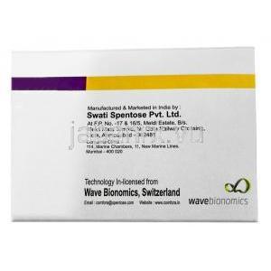 コンフォーラ, ペントサン多硫酸ナトリウム 100mg,  製造元：Swati Spentose Pvt Ltd, 箱情報, 製造元