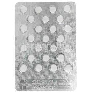 モティリウム, ドンペリドン 10mg, 25錠, 製造元：Janssen Pharmaceutica, シート