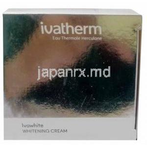 イバホワイト ホワイトニングクリーム50g,製造元： Ivatherm, 箱表面