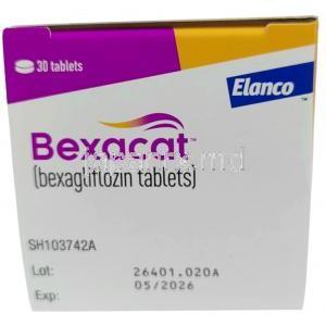 ベキサキャット, ベキサグリフロジン 15 mg,製造元： Elanco GmbH, 箱情報, 消費期限